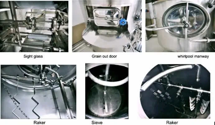 300L steam heating mash system for home brewing equipment