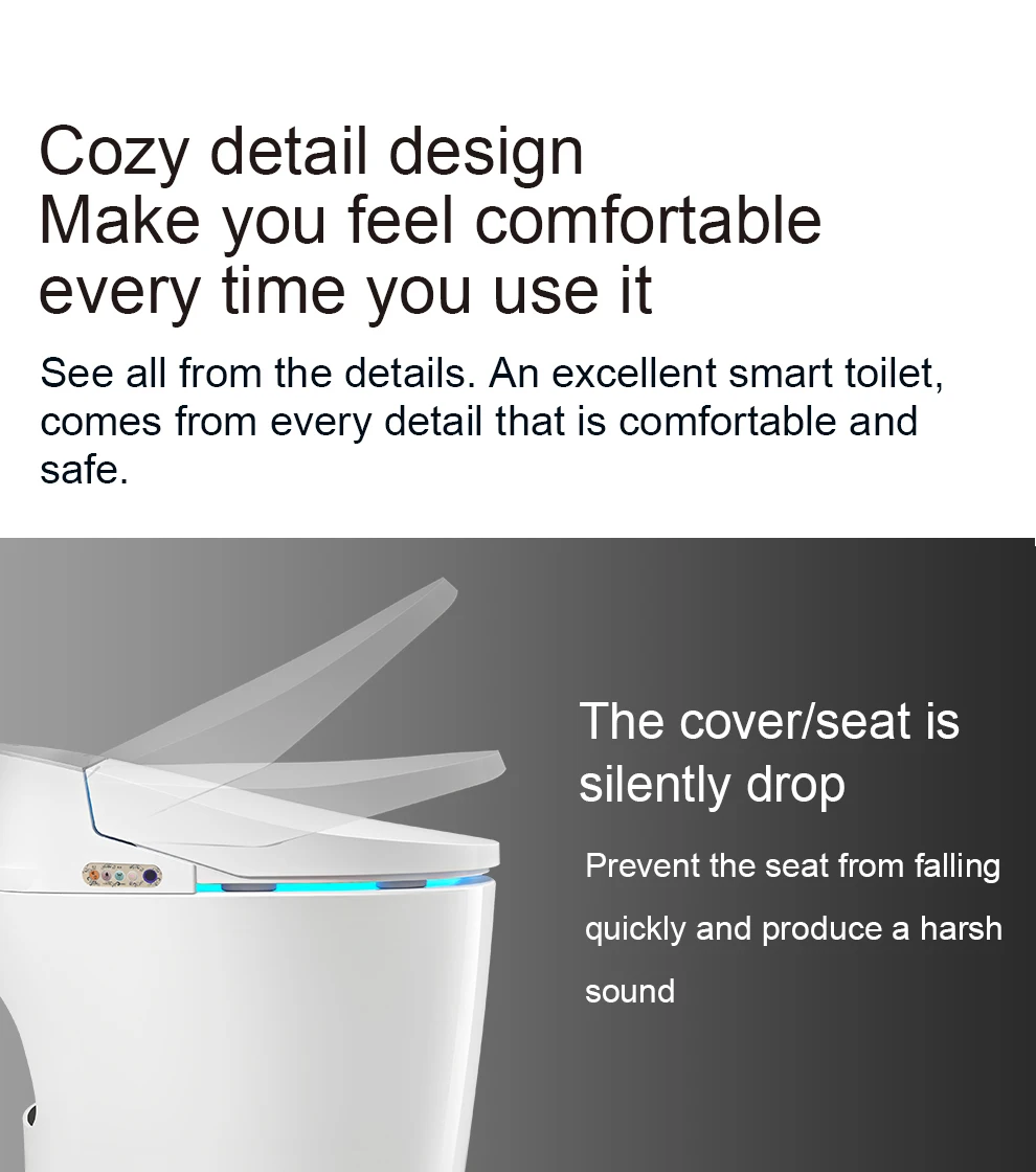 Hot Selling New Model Automatic Smart Sanitary Ware flush Toilet
