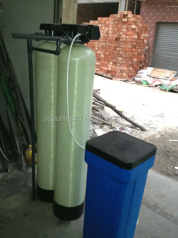 Small water softener for bathroom