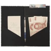 Home & Kitchen Set of Blue Flowers Cotton Guest Checks Presenter and Menu Covers (With Leather Menu Cover)