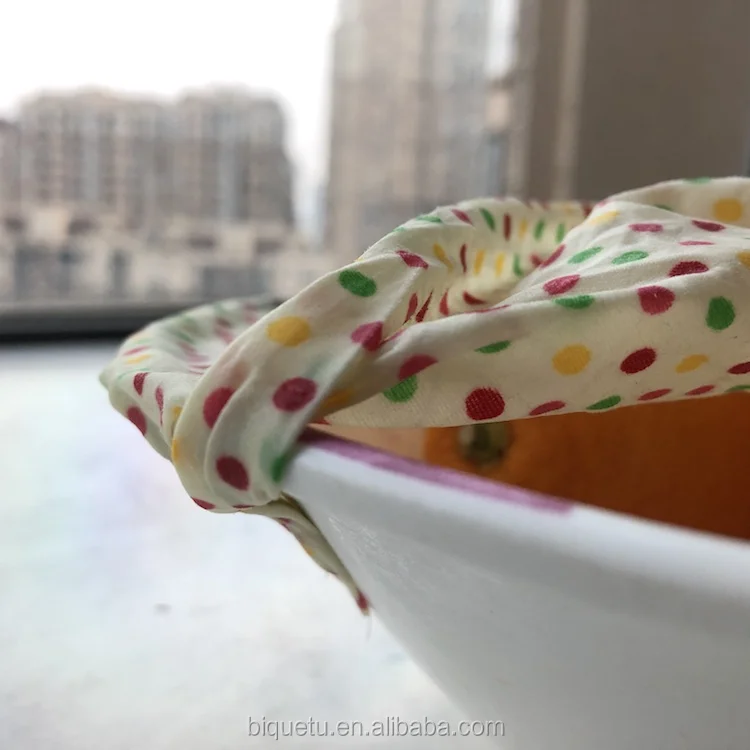 
New Trend Products Eco Friendly Reusable Beeswax Food Wraps 