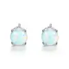 CZCITY Wholesale High Quality 925 Silver Jewelry Elegant Earring Stud Opal