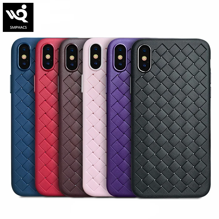 

new arrivals 2018 ultra thin weave tpu case for iphone x case luxury