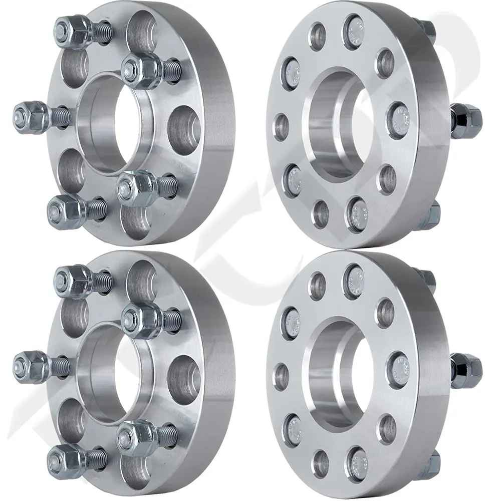 SCITOO 5 Lug 1.25 inch 5x4.5 to 5x4.5 Hubcentric Wheel Spacers Adapters 5x114.3 1//2 Studs 70.5mm Hub Compatible with Ford Mustang Edge Bronco Mazda