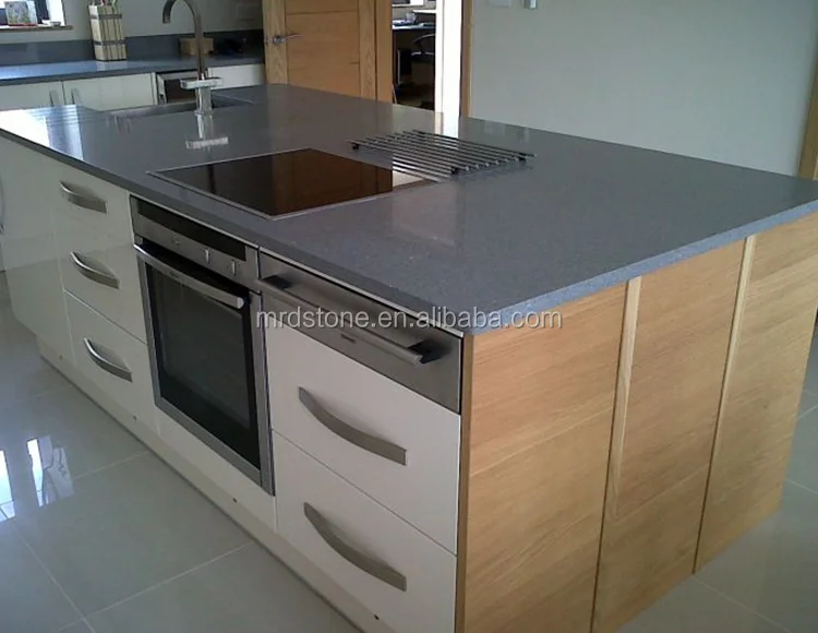 Hot Sale Prefab Artifical Starlight Grey Sparkle Quartz Countertop