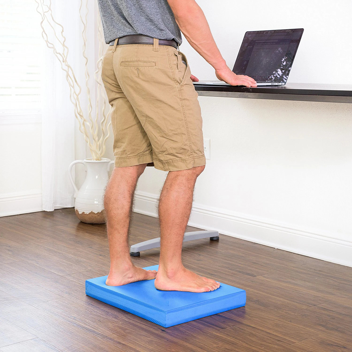 Exercise Balance Pad – Non-Slip Cushioned Foam Mat & Knee Pad For Fitness And