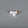 Top selling 1/8 npt stem tee plastic claw collet quick fitting