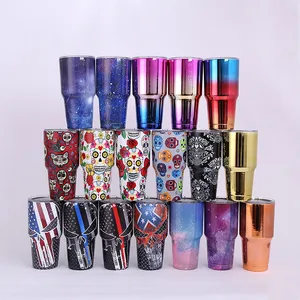 Image of Wholesale Food Grade 30 Oz Vacuum Tumbler Insulated Customized logo glass Stainless Steel Tumbler insulated