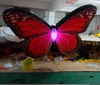 Big inflatable butterfly model with colorful led light wings for decorations or events