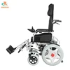 Lightweight folding power lift up seat wheelchair