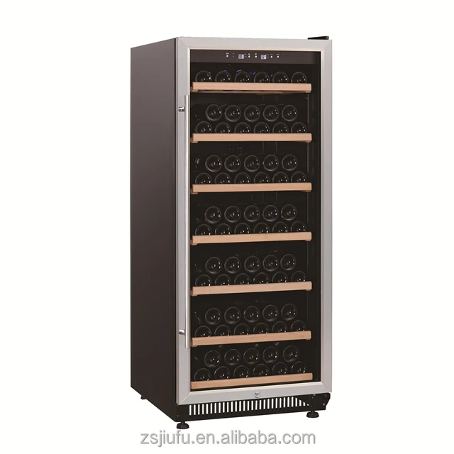 Built In Led Glass Door Display Wine Cooler Cabinet Load 131