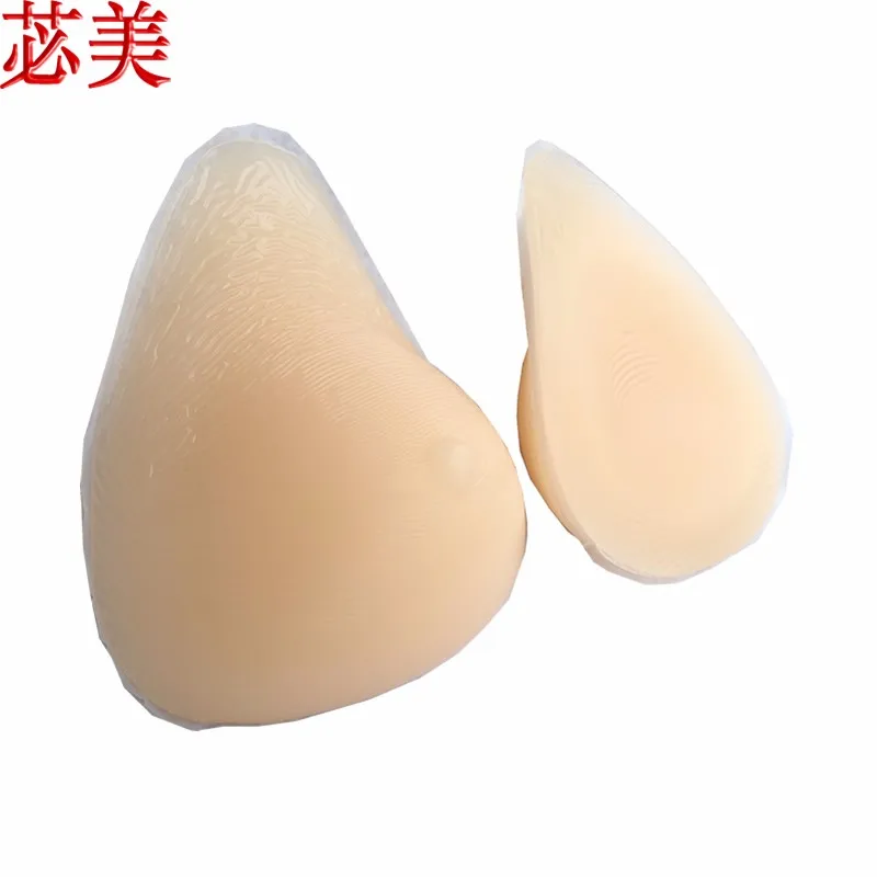 

400g/Pair/BeigeA self-adhesive silicone false breast Silicone Fake Boobs For Crossdresser, Nude