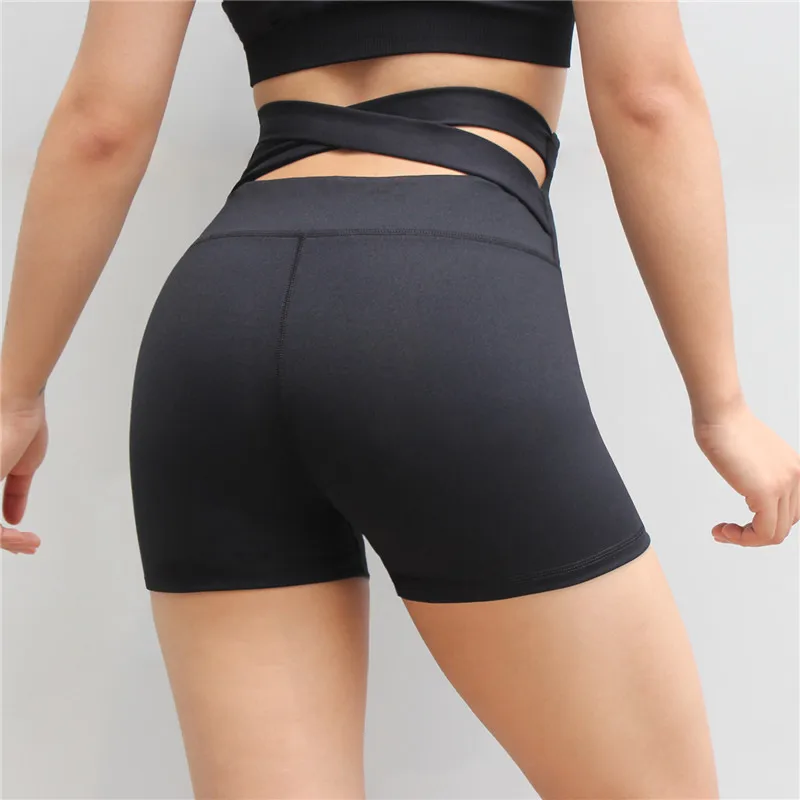 

China wholesale women workout sports running gym yoga custom shorts, Custom color