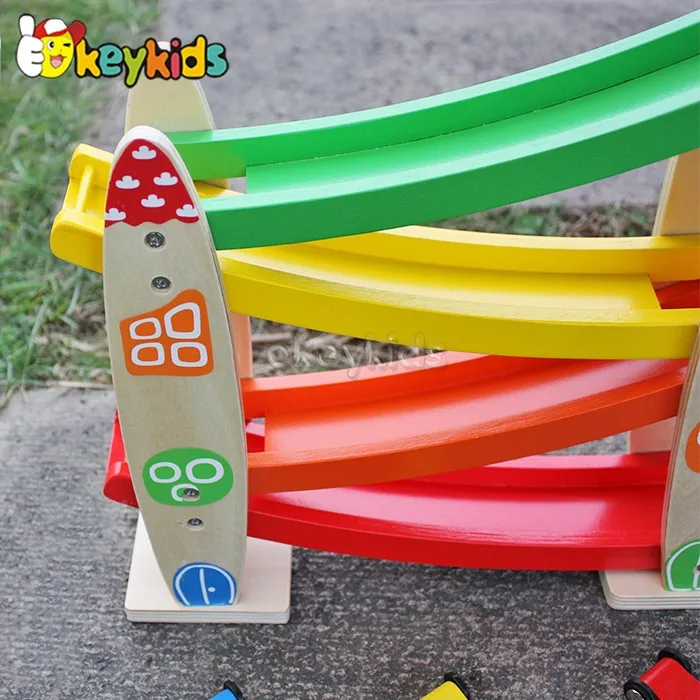 toy car spiral ramp garage