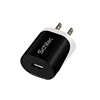 Wholesales portable usb fast charging travel charger plastic wall plug