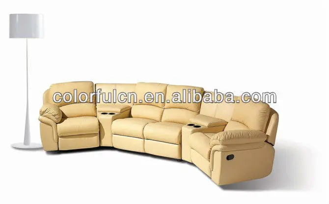
Italy Genuine Leather Recline VIP Home Cinema Sofa Theater Sofa LS608 