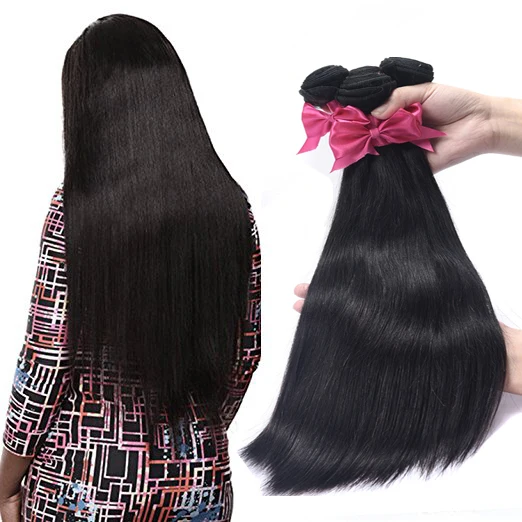 

Natural Straight 10A 100 Unprocessed Raw Remy Wholesale Brazilian Virgin Human Hair Extensions