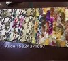 wholesale sofa fabric / polyester / knitted velvet fdy velvet with flower print golden color for home textile sofa fabric