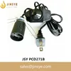 black pendant lamp cord set 2 pin us plug plastic E12 lamp holder dimmable 303 switch wire 220v power cord cable