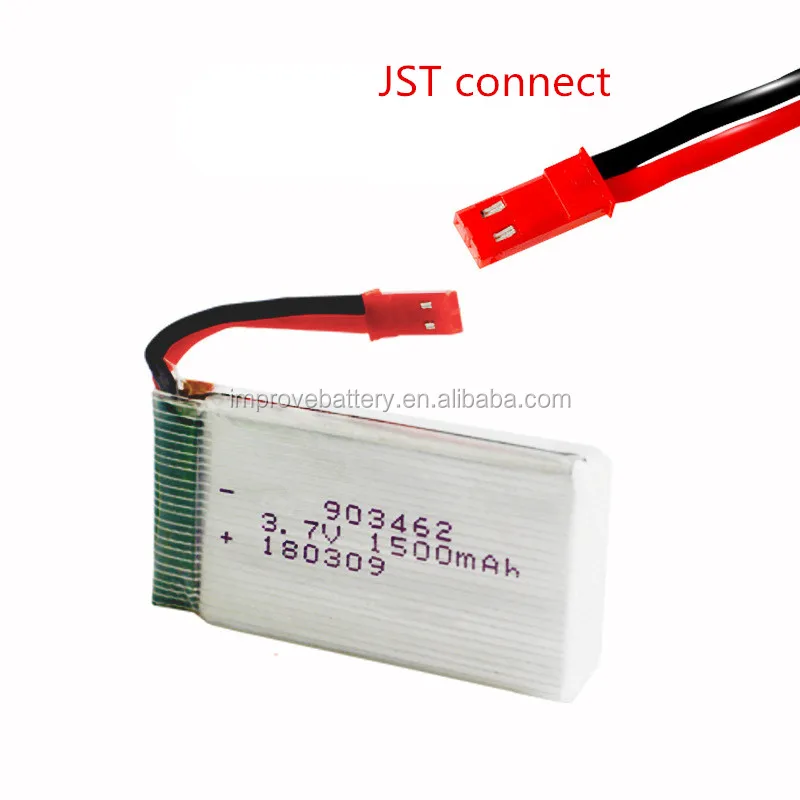 3,7 В 1500 мАч литий-полимерный аккумулятор Высокая скорость разряда 25C Липо 903462 для RC модели