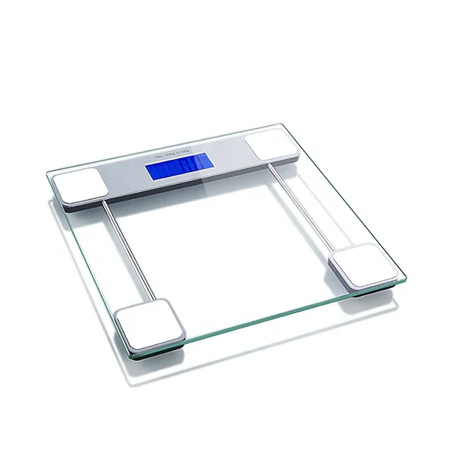 

Clear Glass digital scale electronics body weight bathroom scale