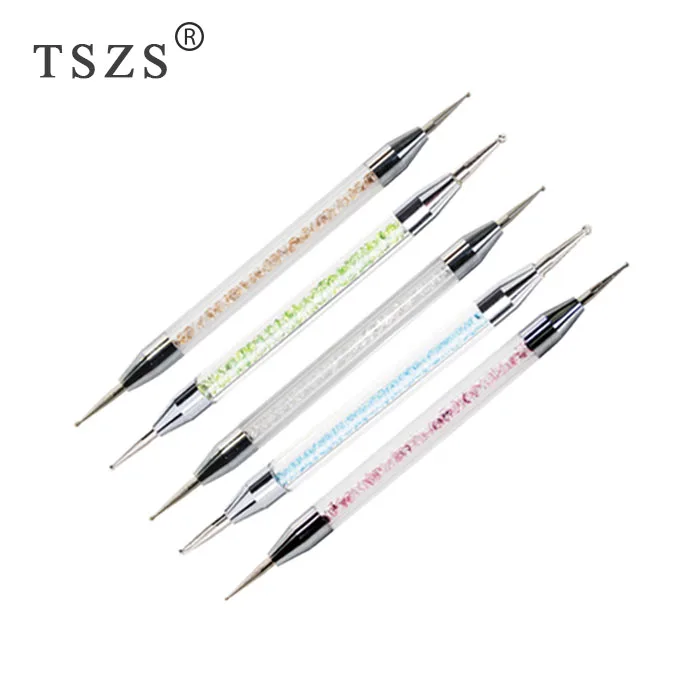 

TSZS Factory Direct Professional Summer Colorful Crystal Top Grade Dotting Pen Set With Rhinestone Manufacturer