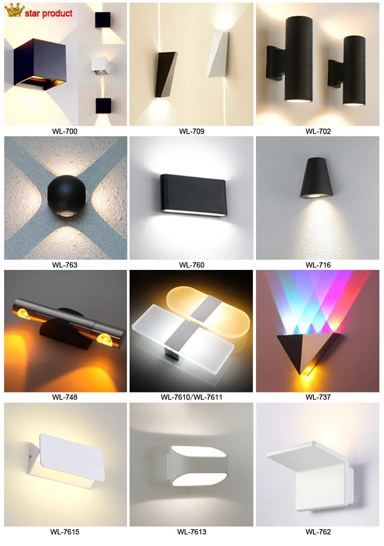 Cheap Price Black Indoor Bedside Wall Lamp Surface Mounted Reading