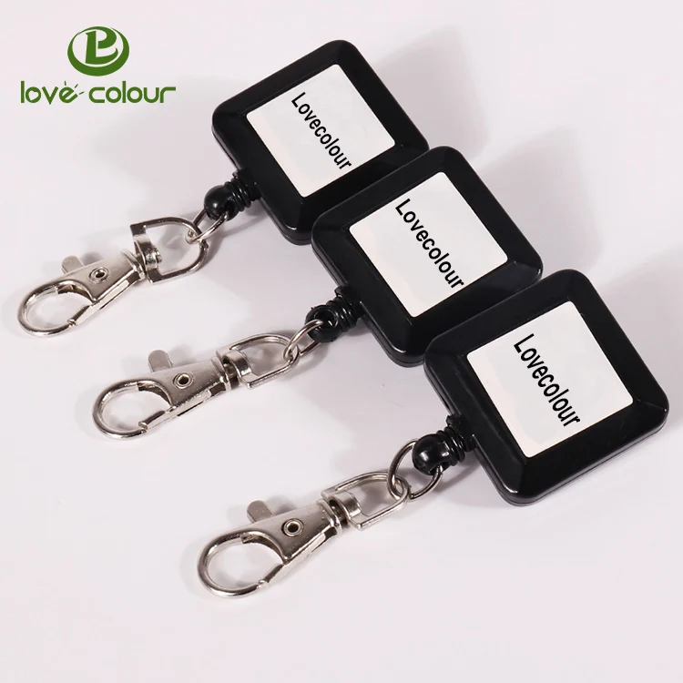 Plastic badge reel with hook
