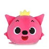 Pinkfong wholesale 3d cartoon fox shaped backpack for children, backpack waterproof travelling girls backpack