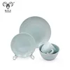 Guangzhou Wholesale Durable Porcelain Blue dinnerware sets Ceramic tableware