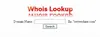 Domain Whois Script service
