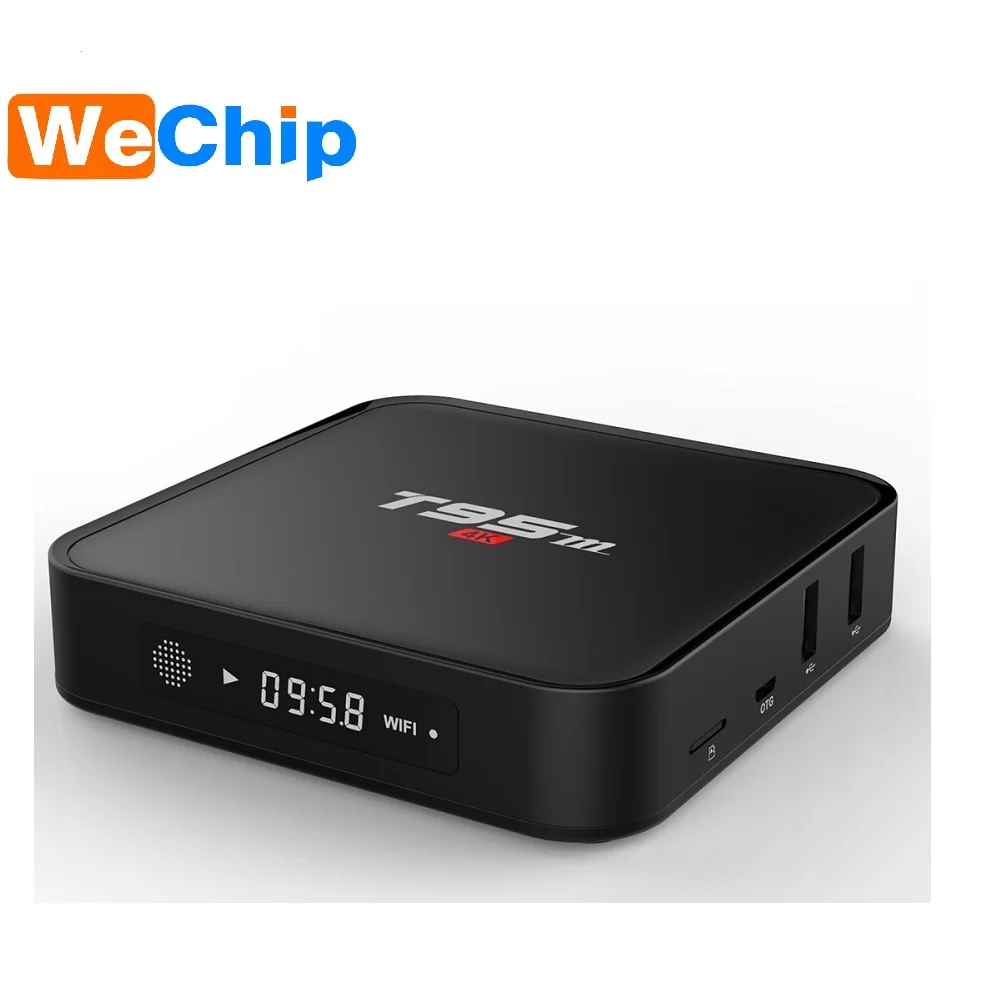 Made in China Amlogic S905 Quad Core 2GB RAM 8GB ROM kd 16.0 2.4G WIFI Bt T95M With AV Output Android TV Box
