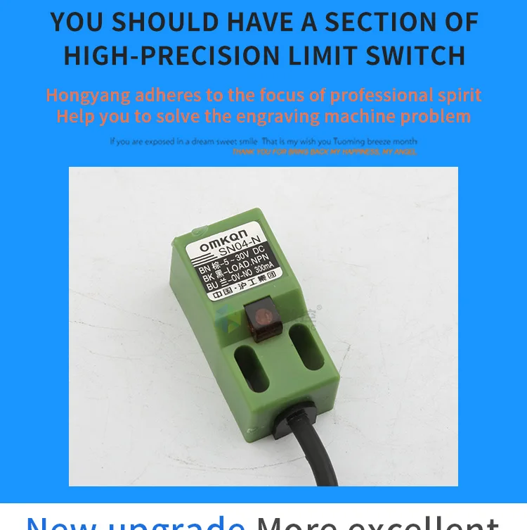 Cnc Router Machine Square Limit Switch Npn/pnp No/ Nc Omron Proximity Switch Inductive Sensor