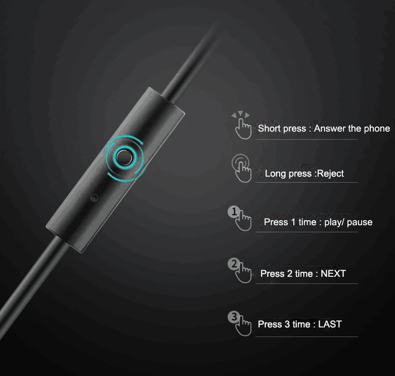 OEM sport over ear wired headphone earphone for mp3 music player smartphone - ANKUX.COM