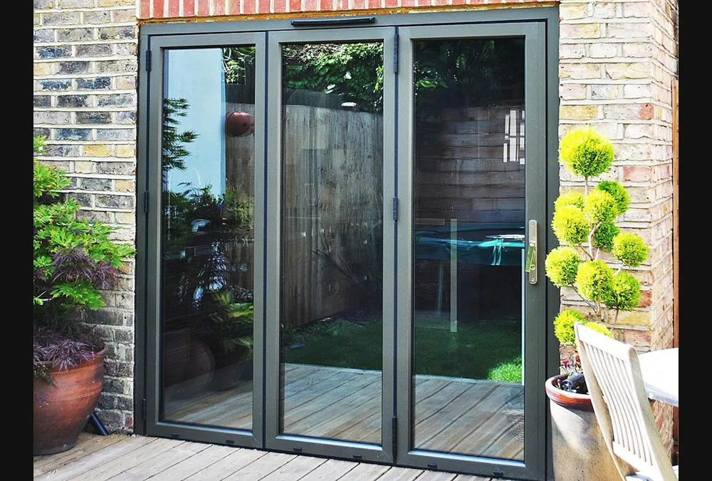 Vertical Aluminum Bifolding Doors For Veranda Buy Vertical Bifold