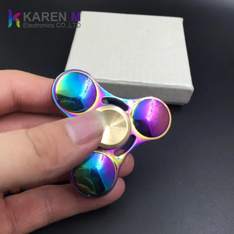 Kleurrijke Aluminium Hand Spinner fidget spinner rainbow 