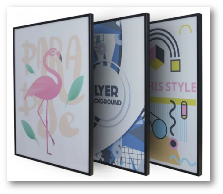 Aluminum Plastic Poster Frame Edging A0 Poster Frame