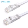 Manufacturer Cat6 Ethernet Gigabit Cable Black Red 32AWG Fat Ethernet Cat6 Network Cable With Short Cat6 Flat