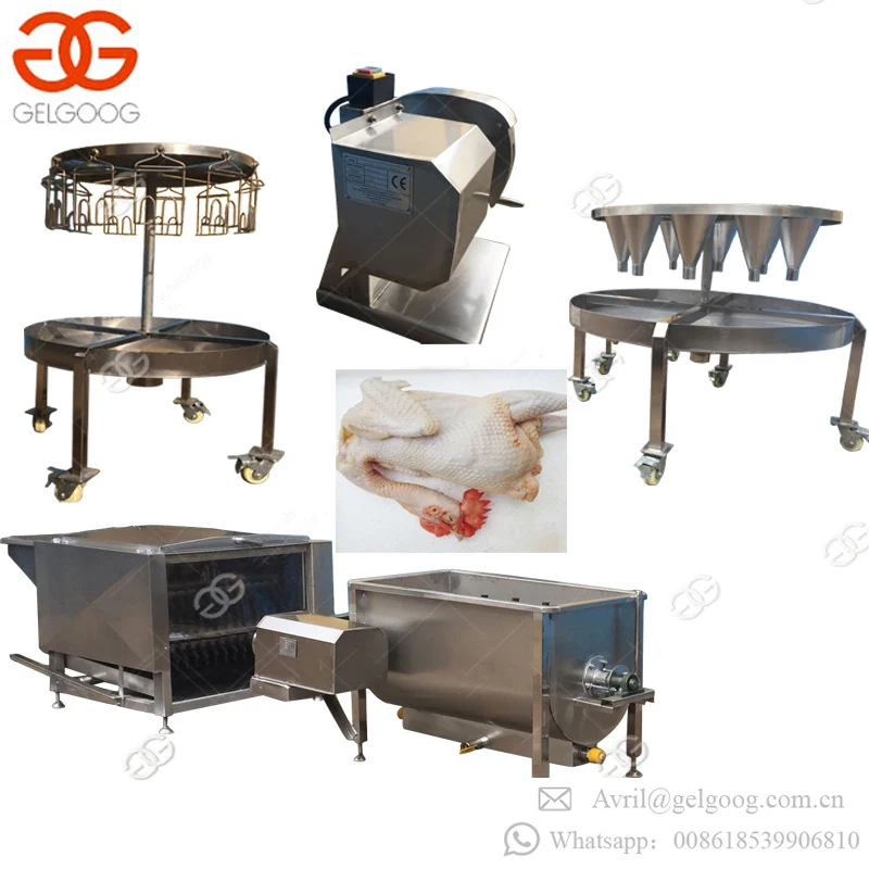 Factory Price Automatic Poultry Eviscerating Table Quil Plucker Chicken ...