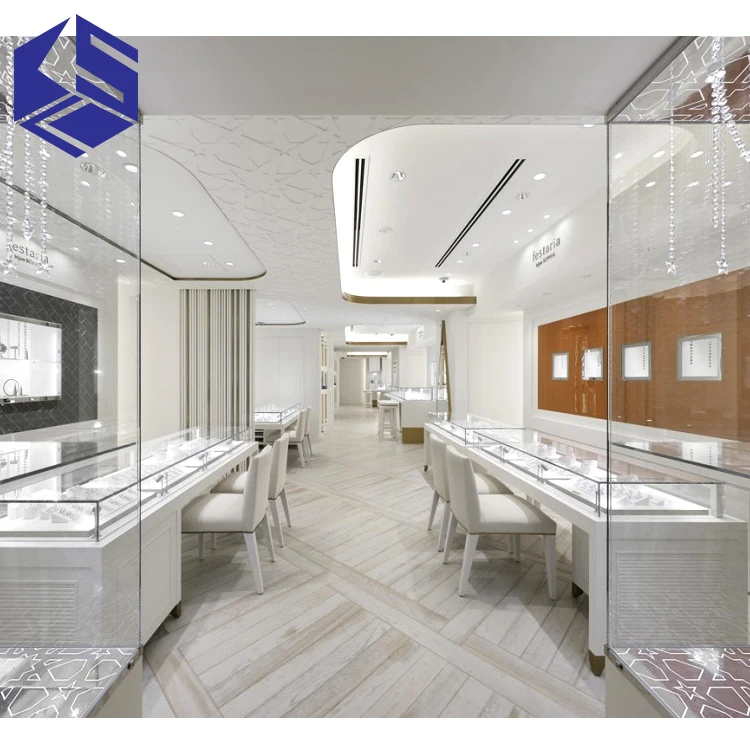 Glass Jewelry Store Fixture Jewelry Shop Interior Design Idea For Sale
