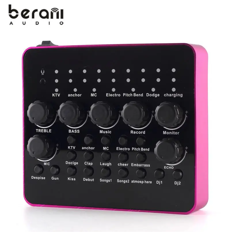 

Berani I20 Phone Sound Card, Black
