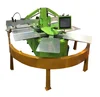 Oval Automatic T-shirt 2 color 10 stations Screen Printing Machine