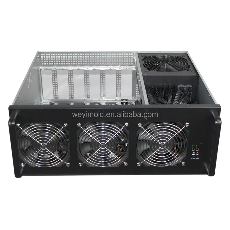 

Factory Price 4W5 4U482 Hot selling 2018 Miner Barebone without GPU, Silver