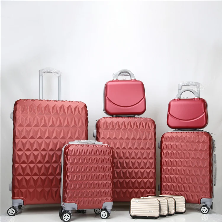 Fashion Hot Selling PP Luggage sets Aluminium Trolley Cases Bags Suitcases