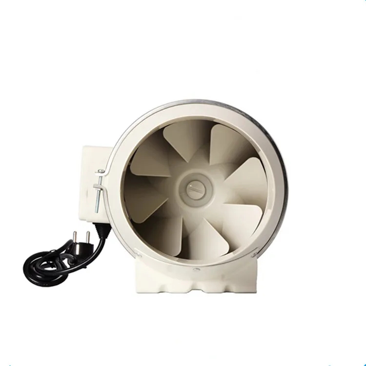 

Skyplant Hydroponics Air Booster 100mm inline duct extractor fan, Black