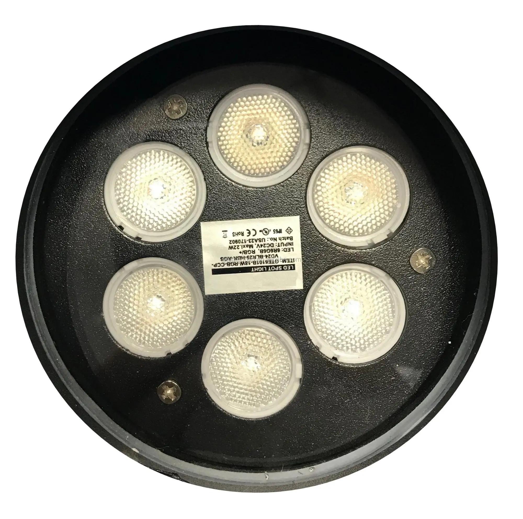 
GUBO PROFESSIONAL IP65 Waterproof DMX512 RGBW Surface Mounted LED Downlight 4*6W 45MIL LED 