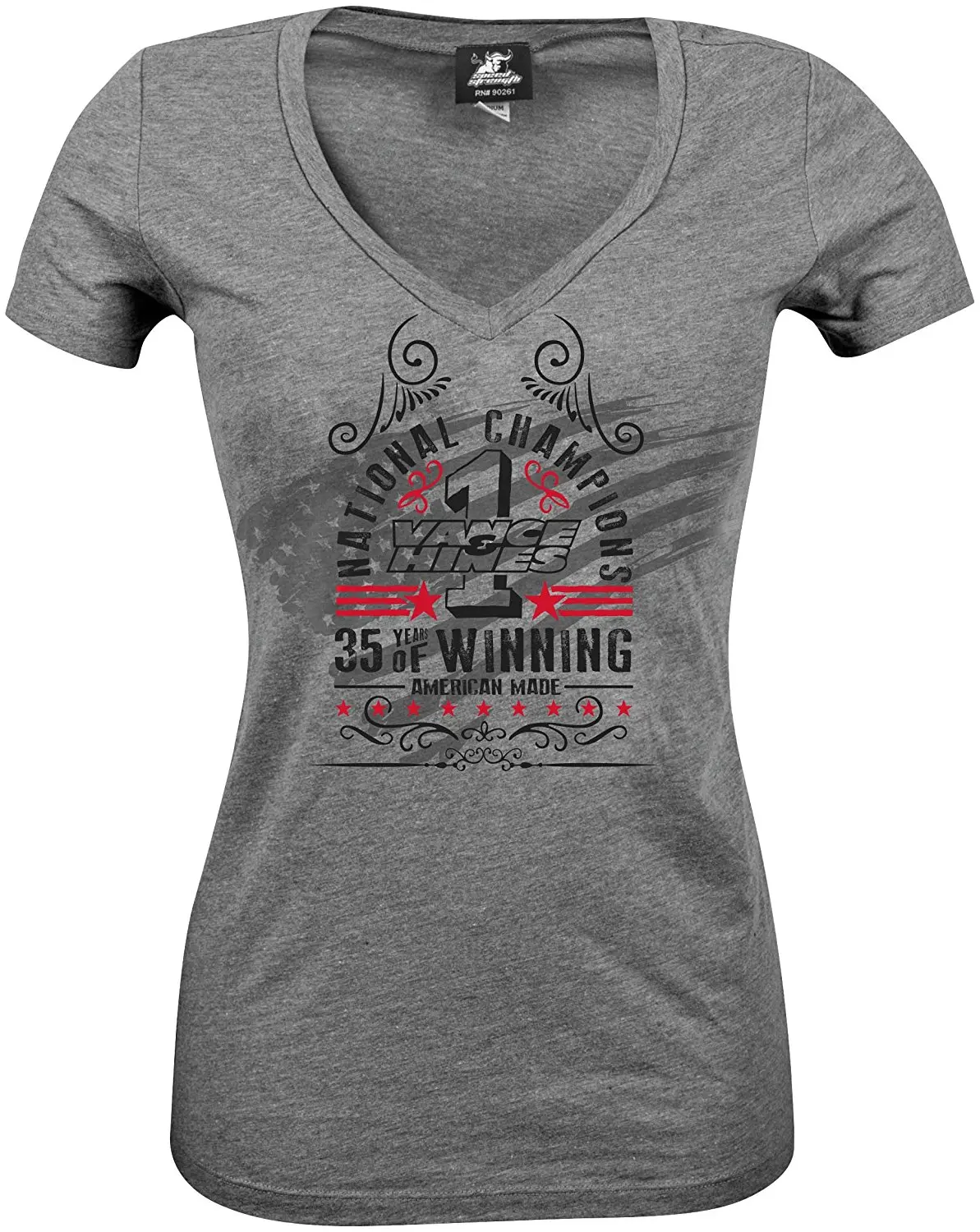 Color Heather Gray Find Deals On Line At Get Quotations Sd Strength Vance Hines Anniversary Womens T Shirt Gender