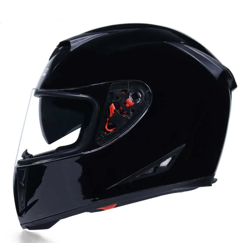 
Ilm Full Face Helmet Motorcycle Open Face Street Bike Predator Helmet Motorcycle With Removable Winter Neck Scarf + 2 Visors Dot 