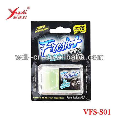 
VFS S01 High quality sweet fresh strips paper mint candy 