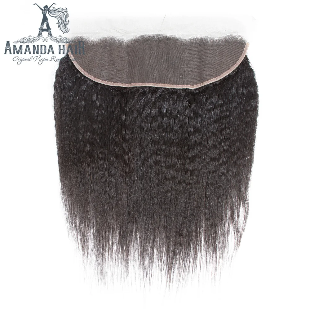 

Brazilian Kinky Straight Lace Frontal, Human Hair Lace Frontal Piece